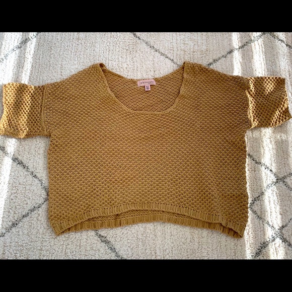 Philosophy crop knit sweater - Picture 1 of 2